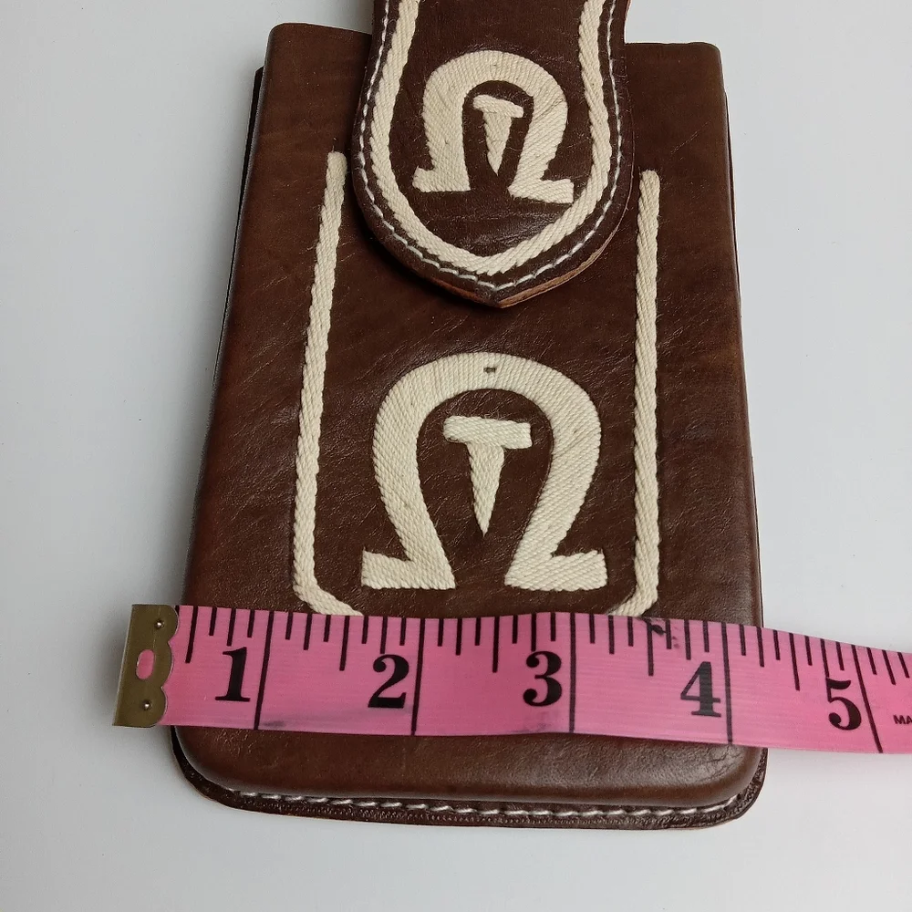 WESTERN LEATHER CELL PHONE CASE,‎ FUNDA VAQUERA DE CUERO COWBOY RODEO PHONE CASE